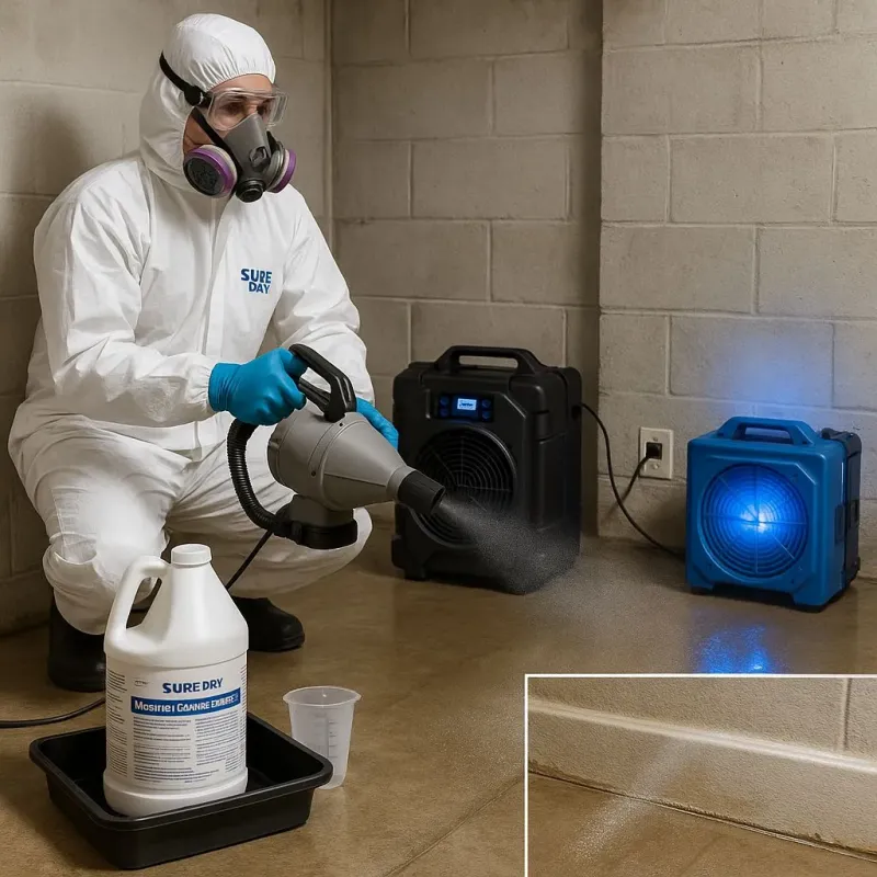 Sanitization and Odor Removal process in Minster, OH