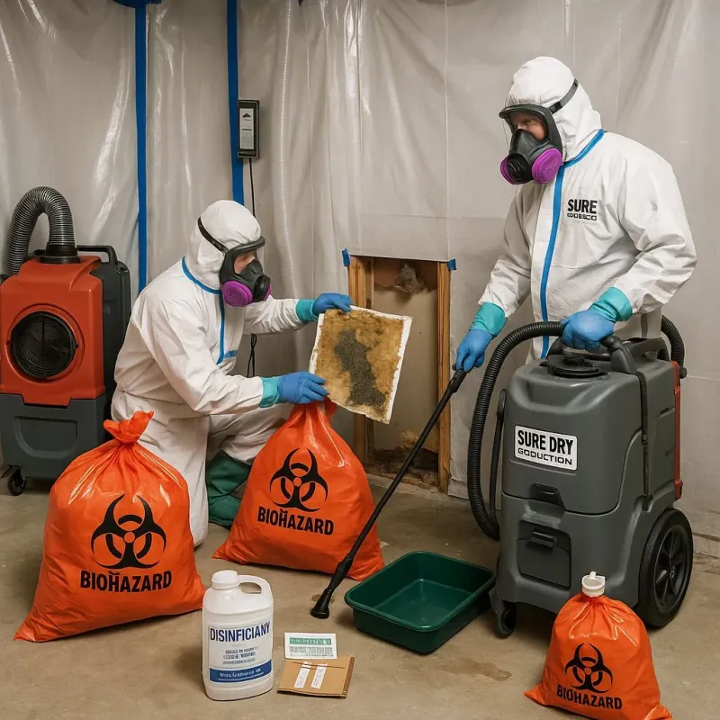 Contaminated Water Handling Protocols process in Minster, OH
